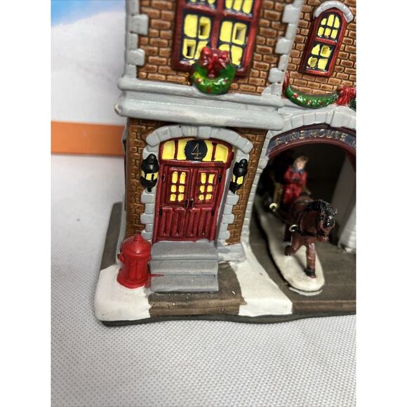 Home Accents Holiday Holiday Home Accents Holidaycanterbury Lanehandpainted Porcelain Fire